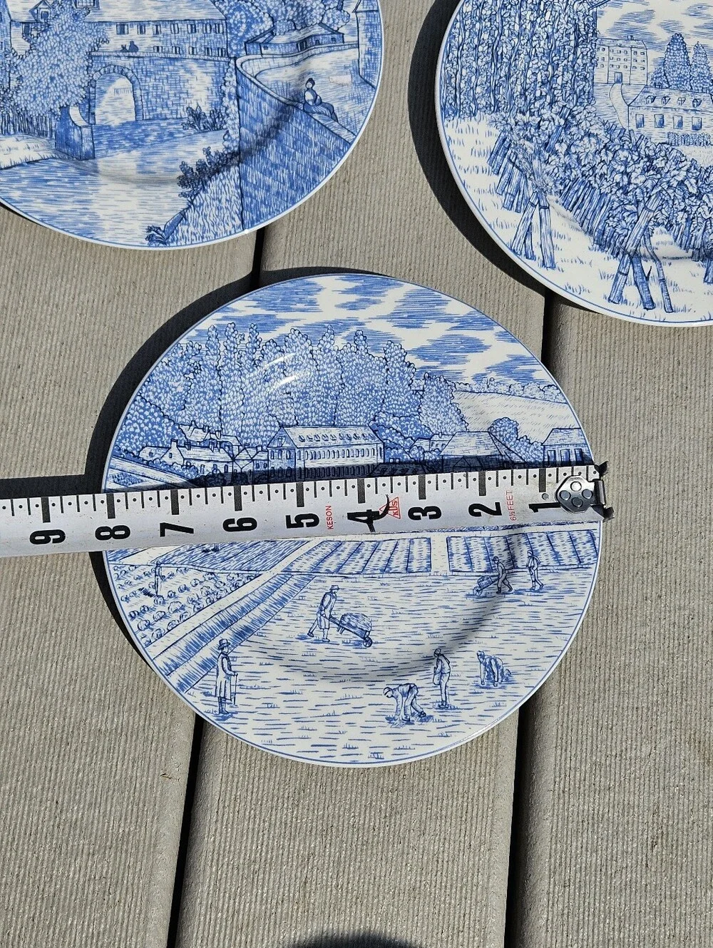 American Atelier 3 Blue Toile 8 1/4